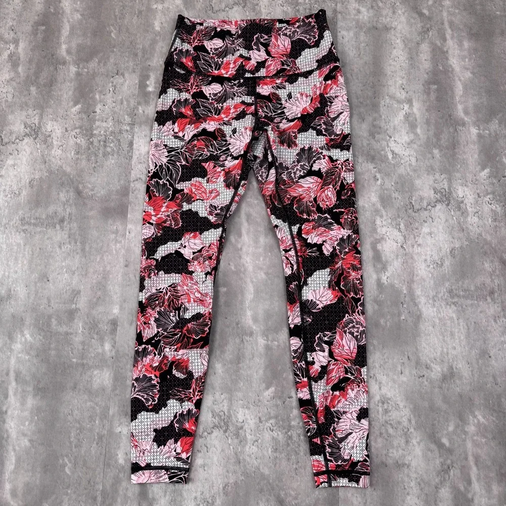 Lululemon Wunder Under High-Rise Tight Womens 8 Artisan Spring Ornamental 28
